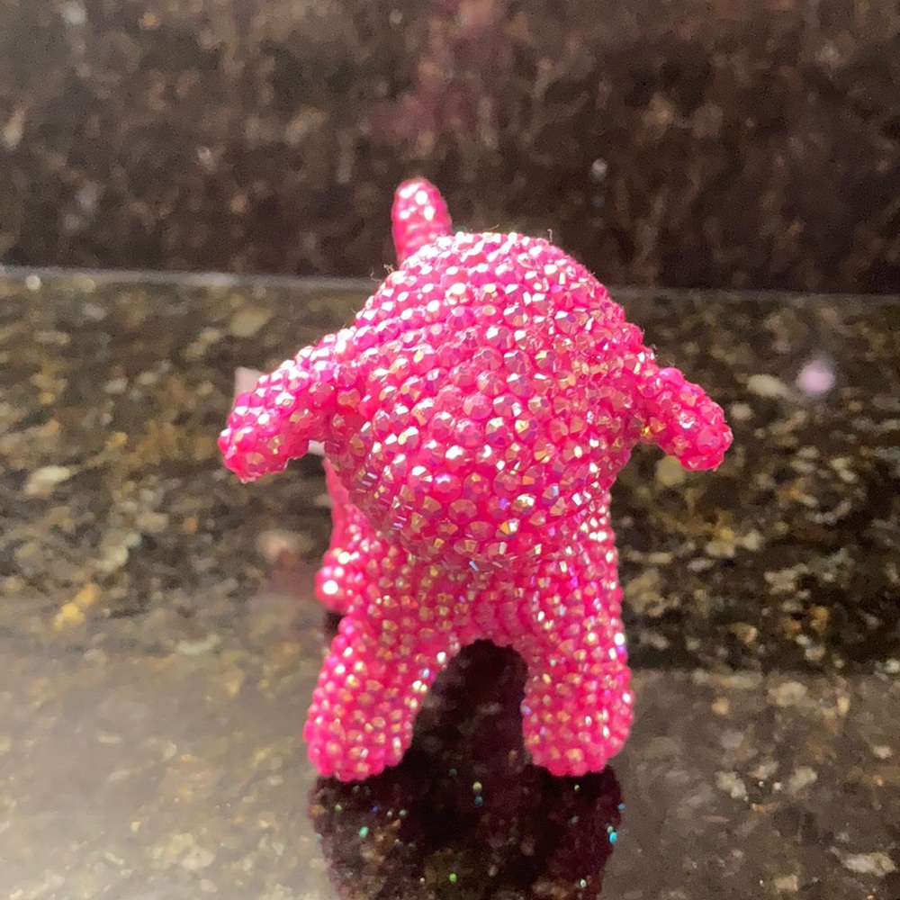 Sold Hot pink Victoria’s Secret bling dog